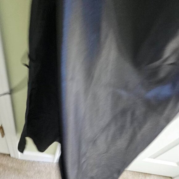 Vintage Victoria's Secret Y2K Black Maxi Slip Dress Lace Up Sides Size Medium - Picture 12 of 14